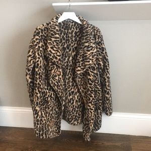 PJ Salvage Leopard print coat.